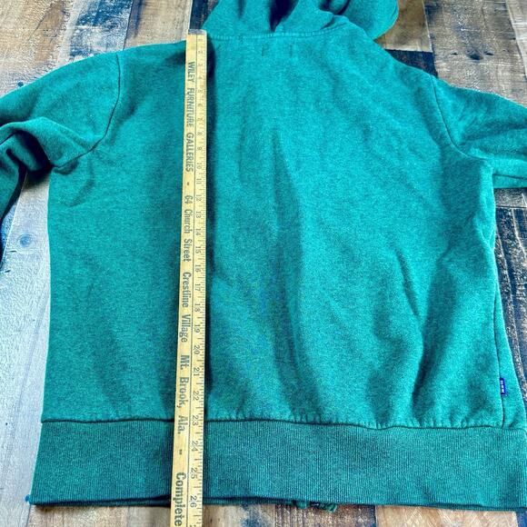 SUPERDRY Full Zip Sport HOODIE Mens XL Green Athletic Outdoor Casual Streetwear - Picture 11 of 12